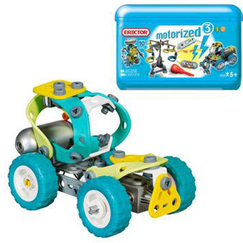 Erector Build and Play Motorized Building Set