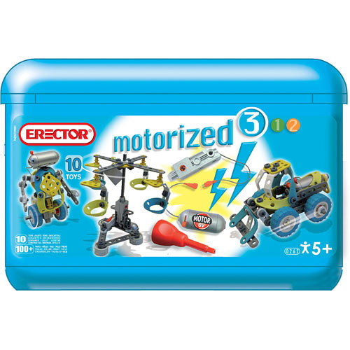 Erector Build and Play Motorized Building Set