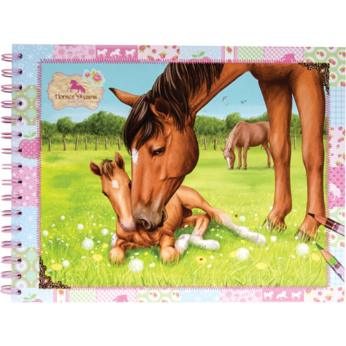 Horses Dreams Coloring Book