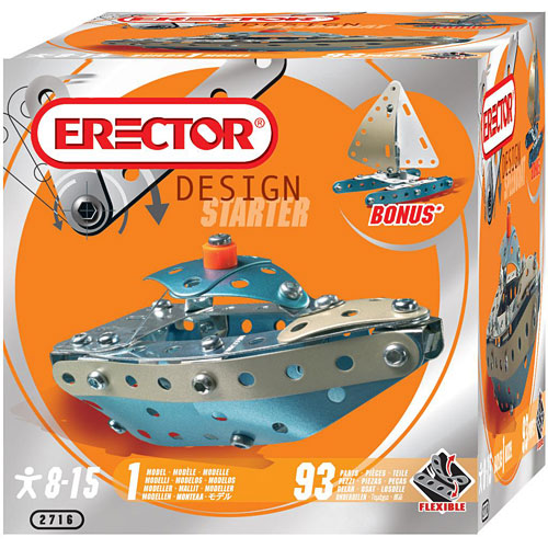 erector design kits assorted