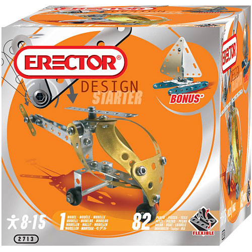 erector design kits assorted