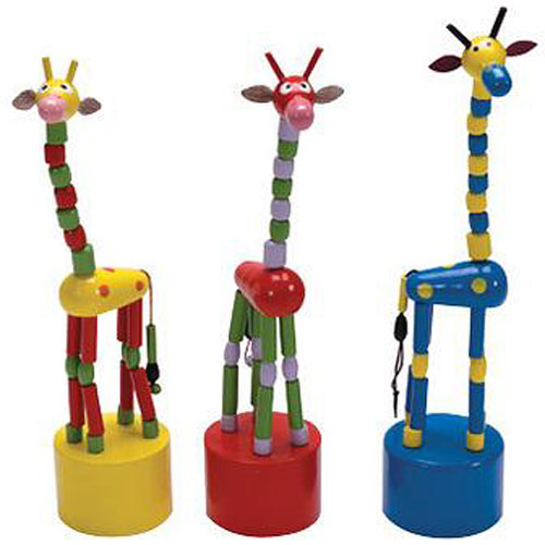 GIRAFFE THUMB TOYS ASST