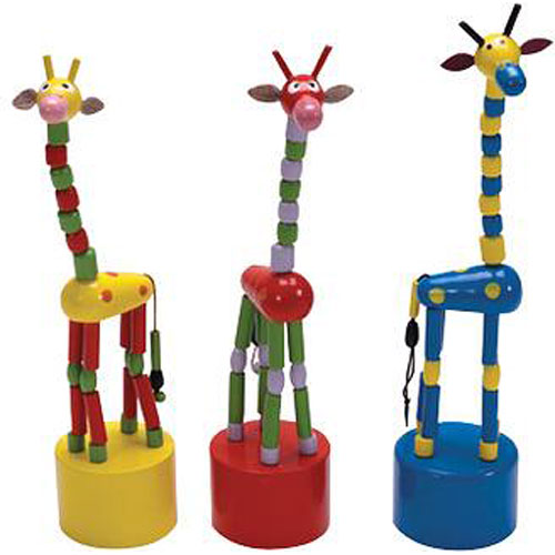GIRAFFE THUMB TOYS ASST