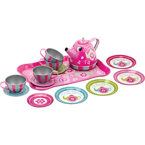 Musical Tin Tea Set
