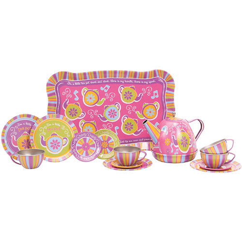 Musical Tin Tea Set