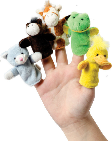 Plush Finger Puppets-asst