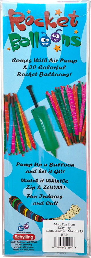 Rocket Balloons with Pump