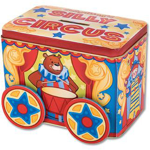 SILLY CIRCUS TIN BANK