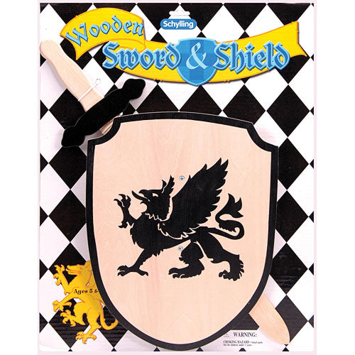 SWORD & SHIELD SET - WOOD