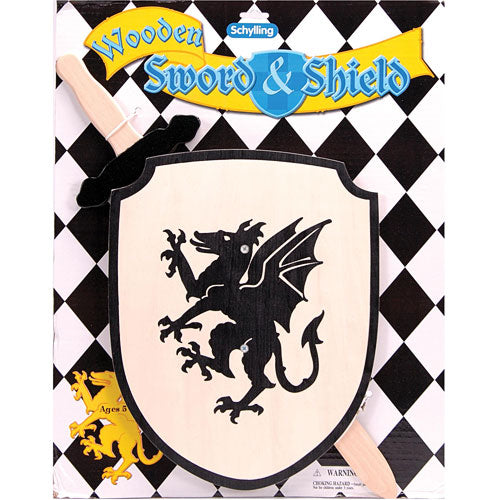 SWORD & SHIELD SET - WOOD