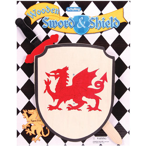 SWORD & SHIELD SET - WOOD