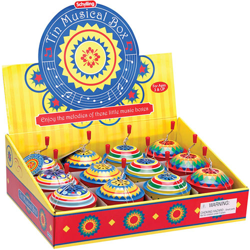 Tin Music Boxes