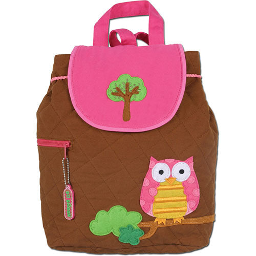 Quilted Backpack Owl