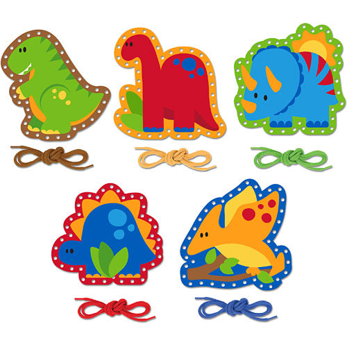 Lacing Cards Dino