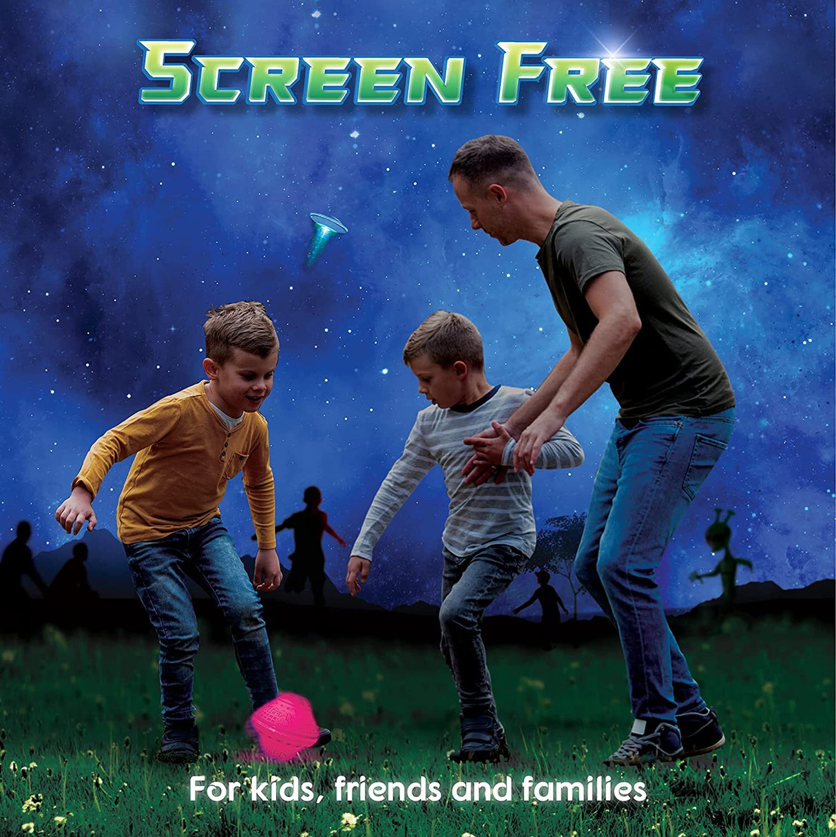 Cosmic Kick the Can: Outdoor Play with a Galactic Twist | Ages 5+, 4-12+ players | For Fans of Alien Toys, Kids Outdoor Toys an