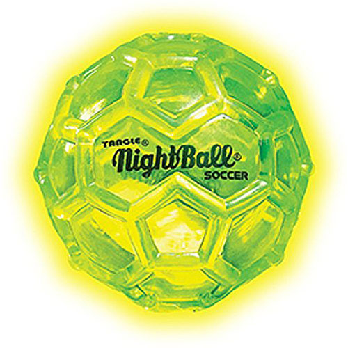 Tangle NightBall Glow in the Dark Light Up LED Mini Ball - AVAILABLE IN Blue, Green, Yellow)