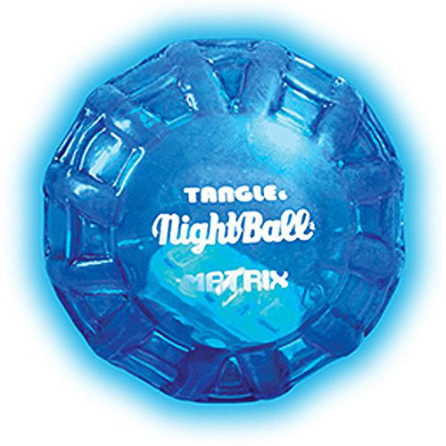 Tangle NightBall Glow in the Dark Light Up LED Mini Ball - AVAILABLE IN Blue, Green, Yellow)