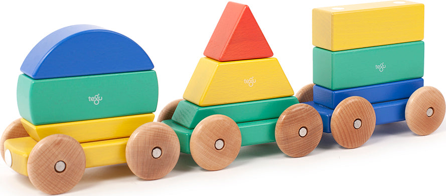 Magnetic Shape Train Tegu Baby and Toddler (9 pieces) color: BIG TOP