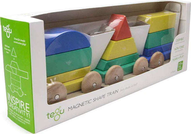 Magnetic Shape Train Tegu Baby and Toddler (9 pieces) color: BIG TOP