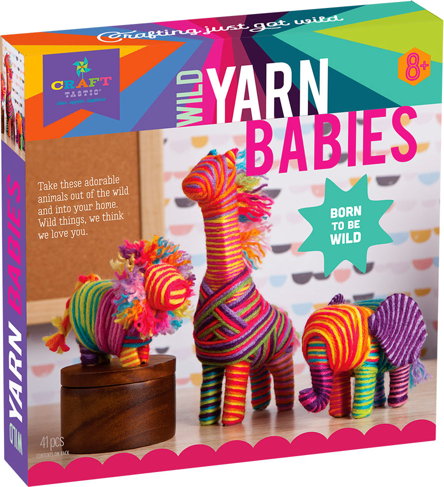 Craft-tastic Wild Yarn Babies Kit