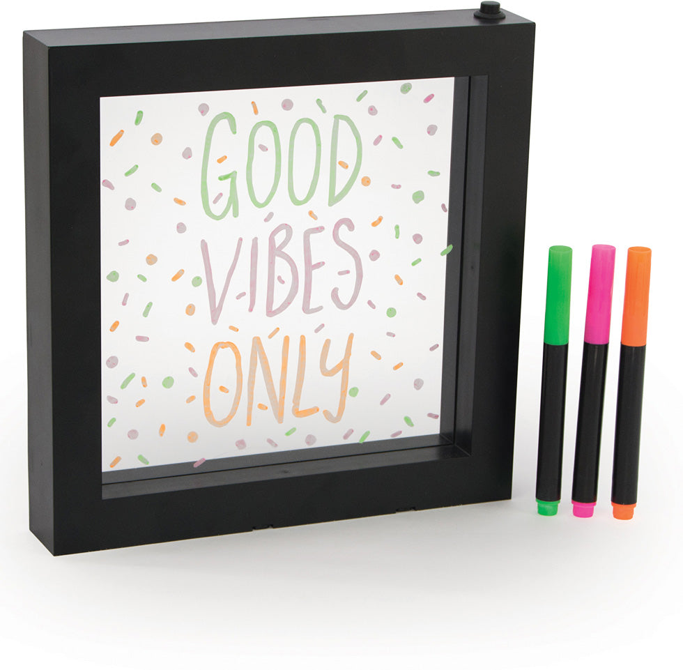 Light Up Neon Effect Message Frame