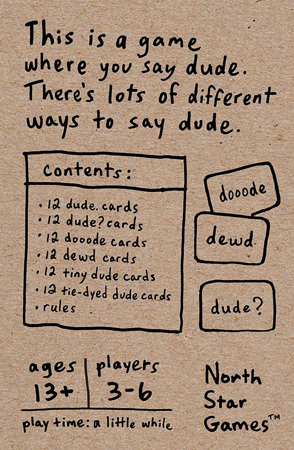 Dude Card Game