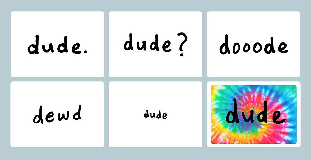 Dude Card Game