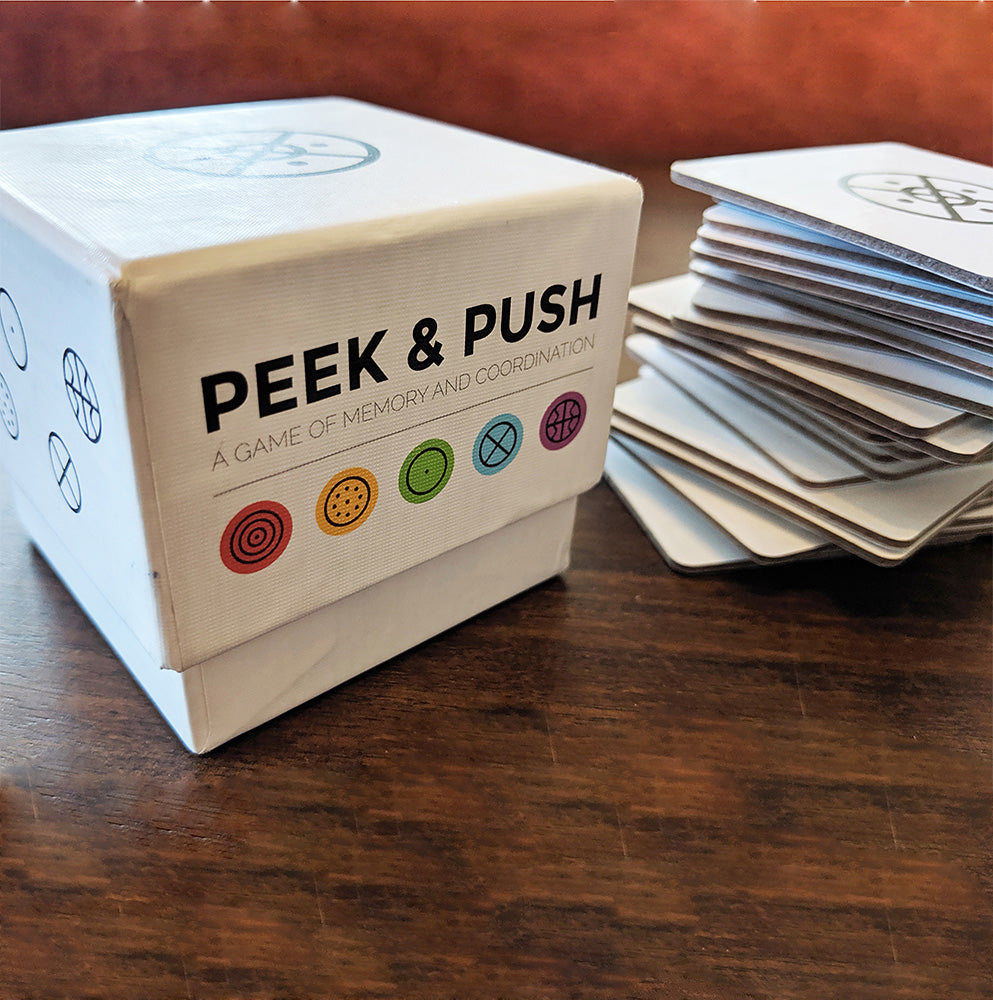 Peek & Push Card Game