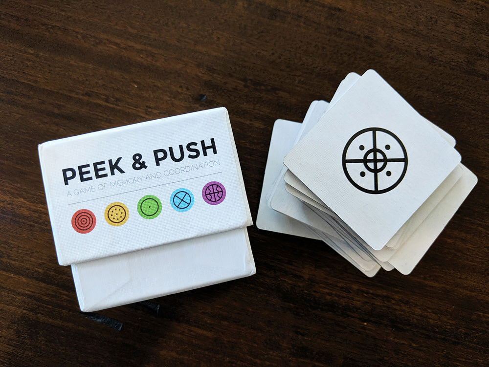 Peek & Push Card Game