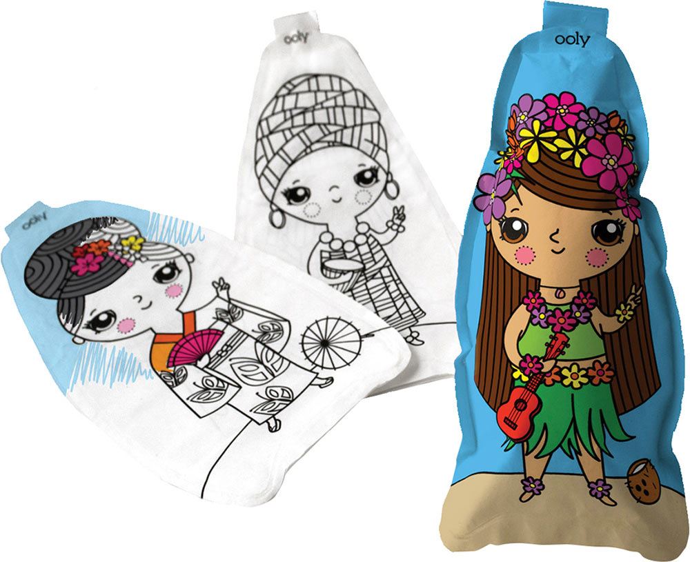 3D Colorable World Peace Dolls
