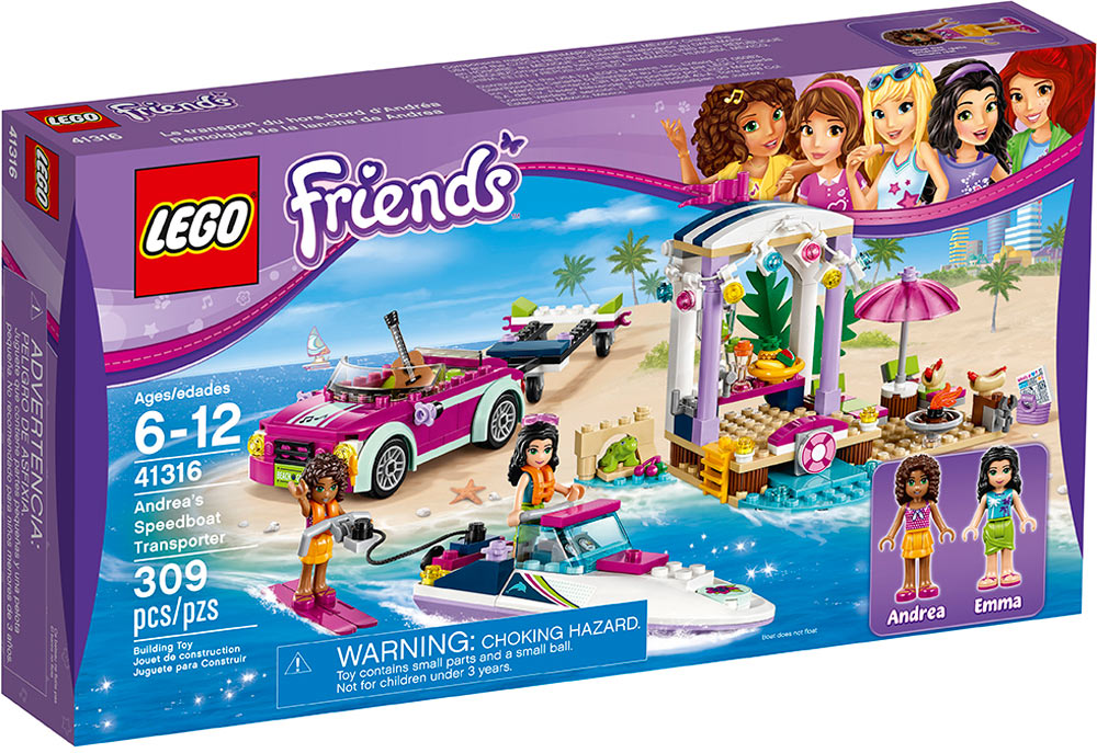 LEGO - Friends - Andrea's Speedboat Transporter