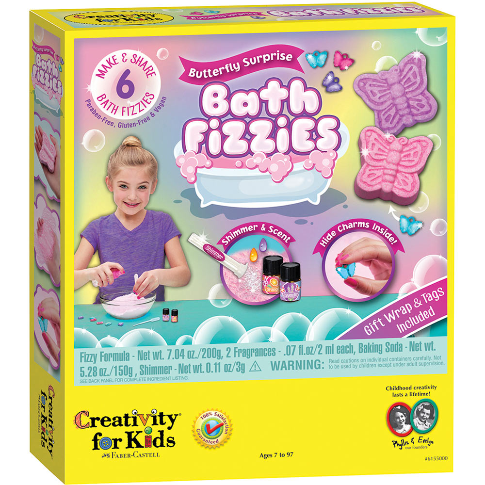 Creativity For Kids Butterfly Surprise Bath Fizzies