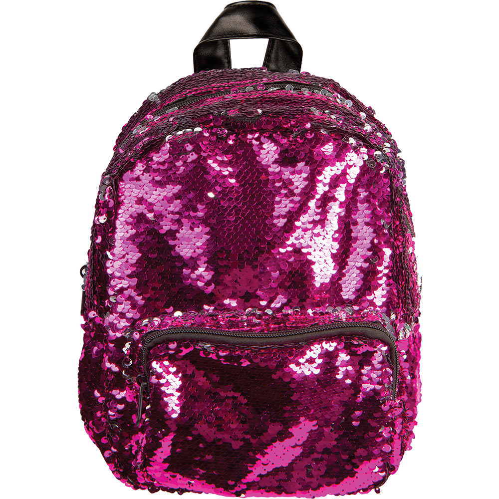 Magic Sequin Mini Pink/Silver Backpack