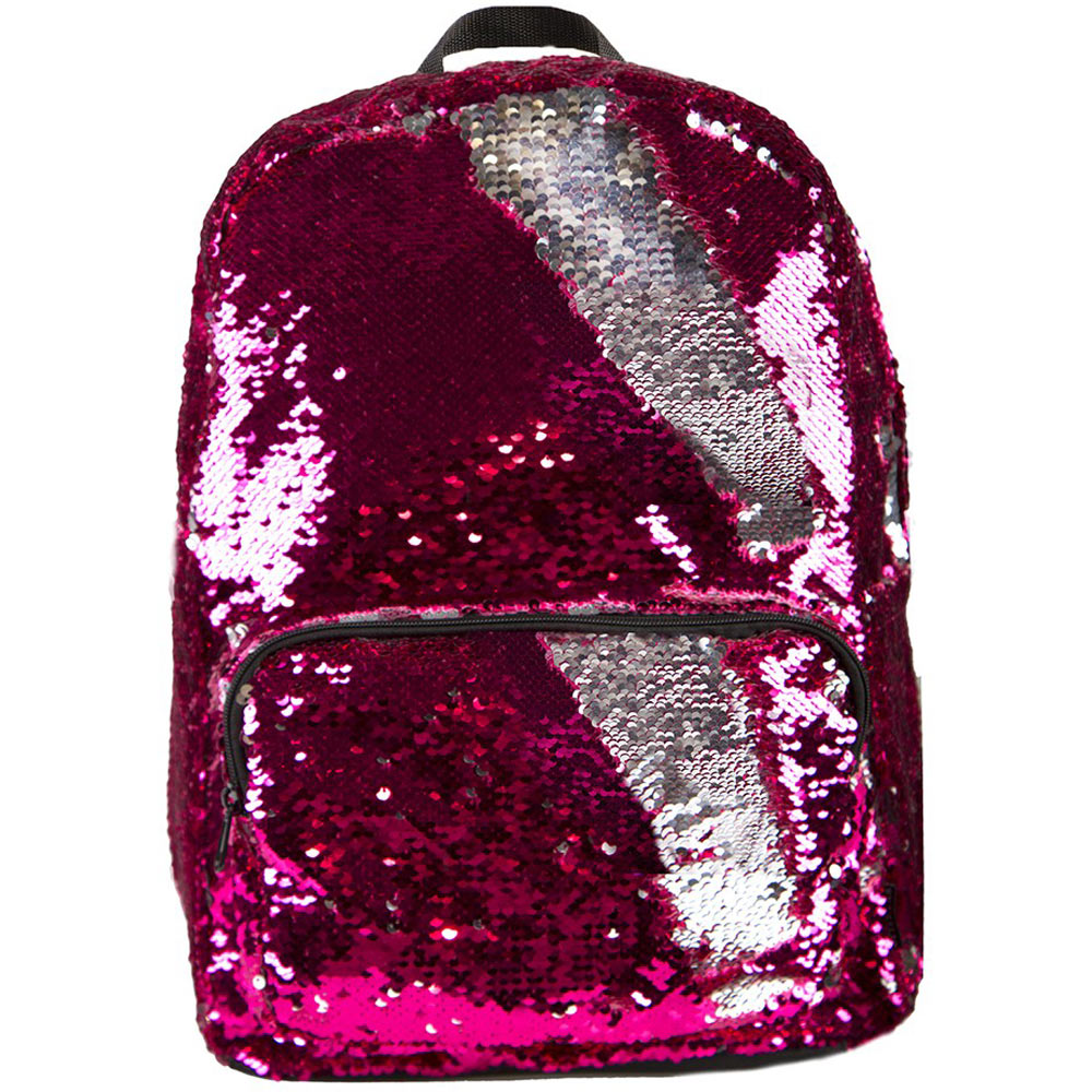 Magic Sequin Mini Pink/Silver Backpack