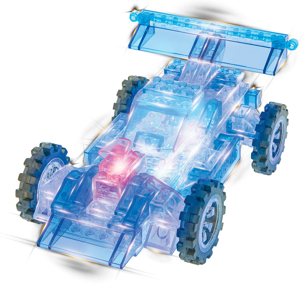Laser Pegs 8 in 1 Race Car Building Set