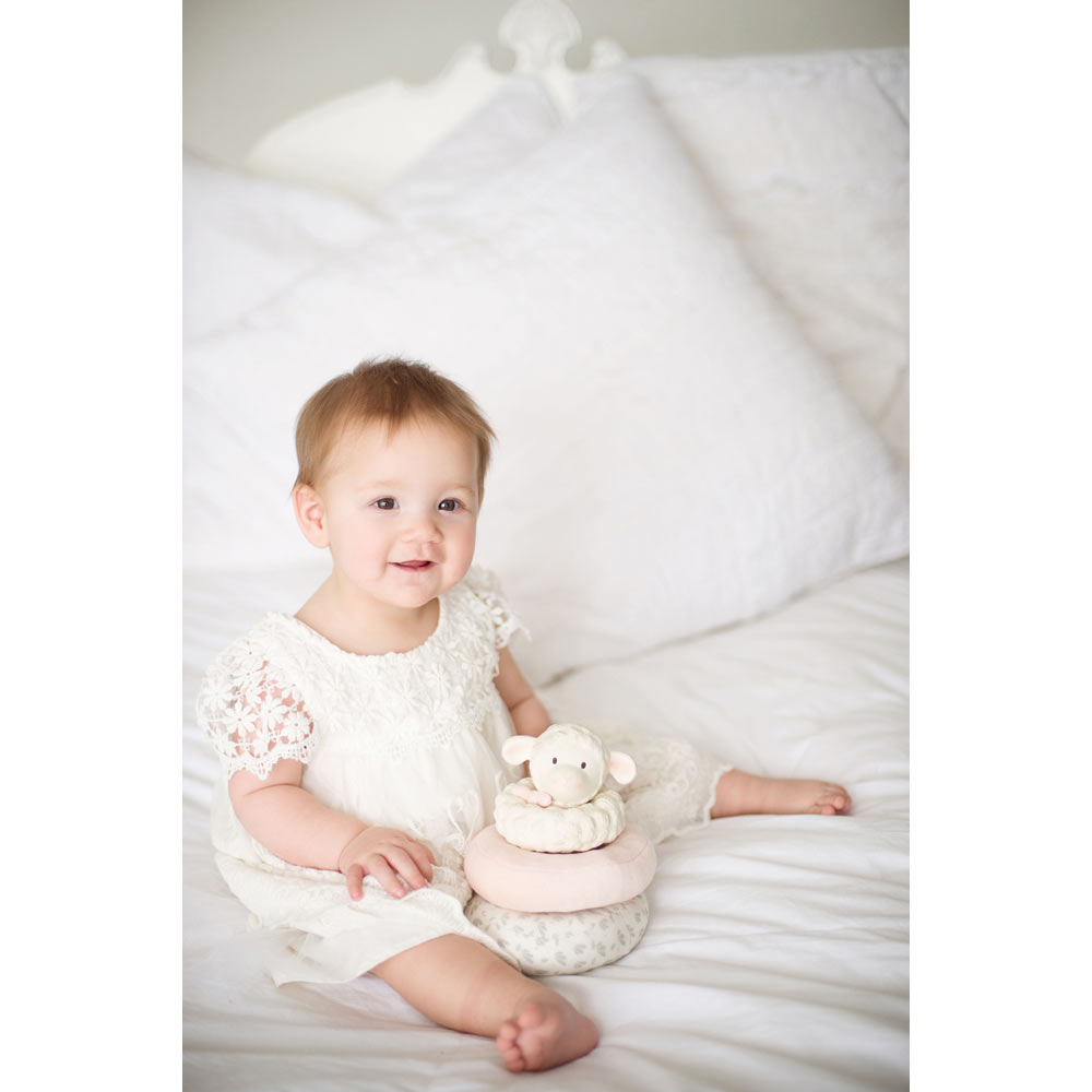 Lila the Lamb Squeaker Stacker