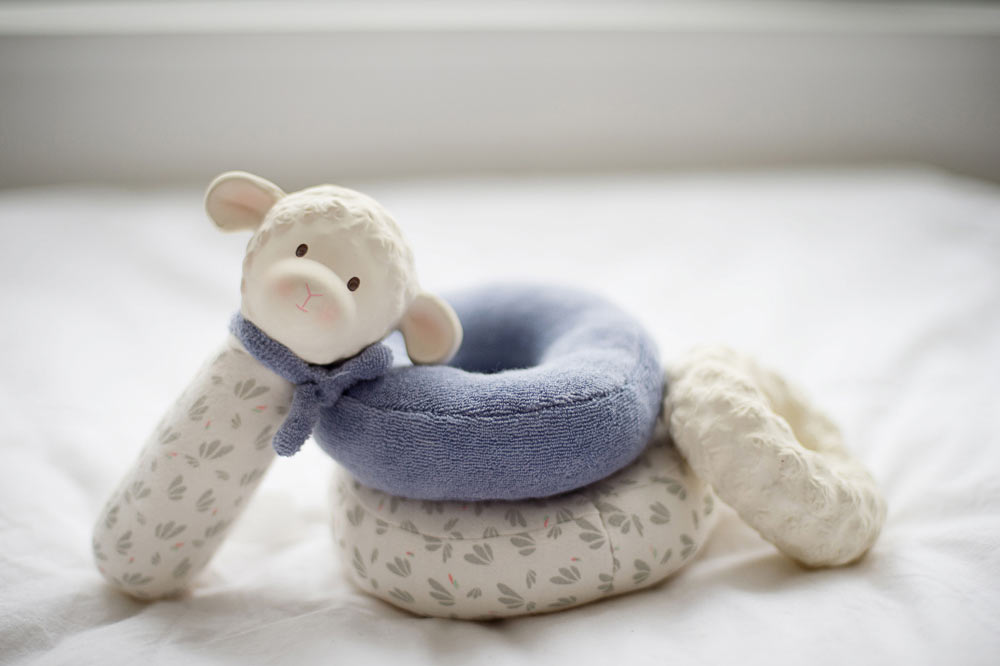 Lucas the Lamb Squeaker Stacker