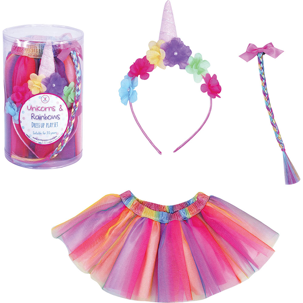 Unicorns & Rainbows Dress Up Play Set