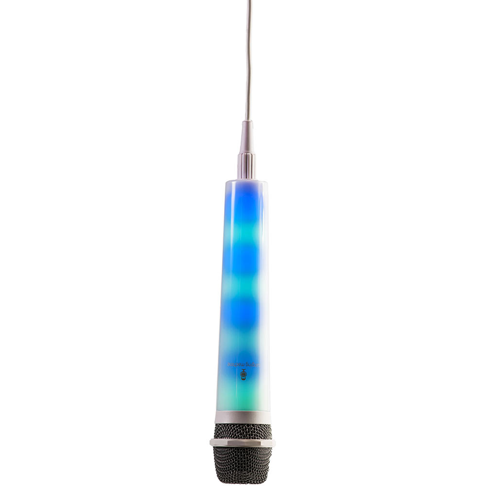 Singing Machine Unidirectional LED Light-Up Wired Microphone