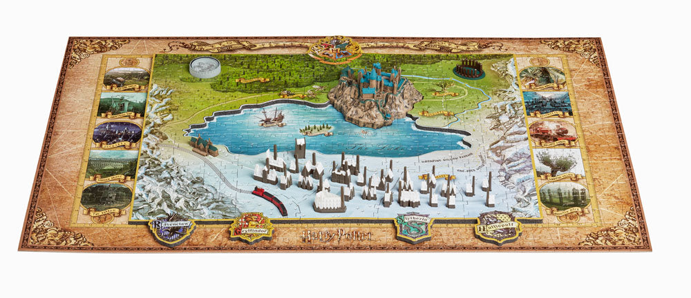 Harry Potter 4D Puzzle - 800 Piece: The Wizarding World