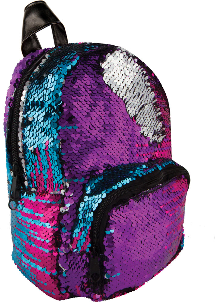 Magic Sequin Mini Backpack-Gradient/Silver