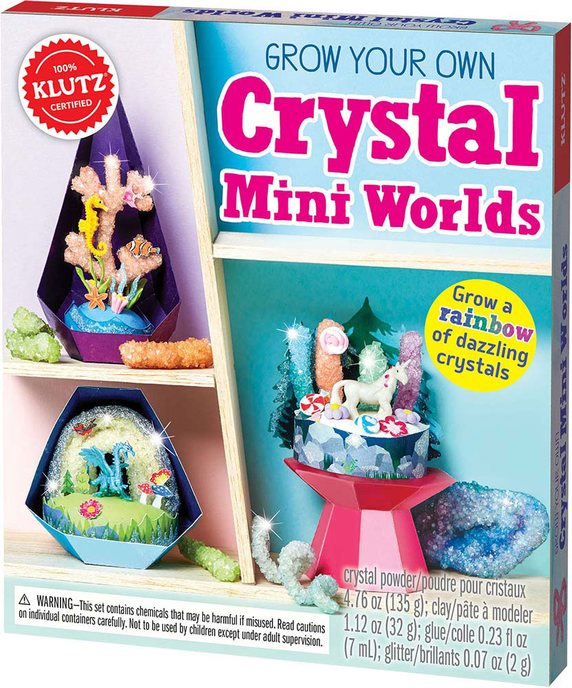 Klutz Grow Your Own Crystal Mini Worlds