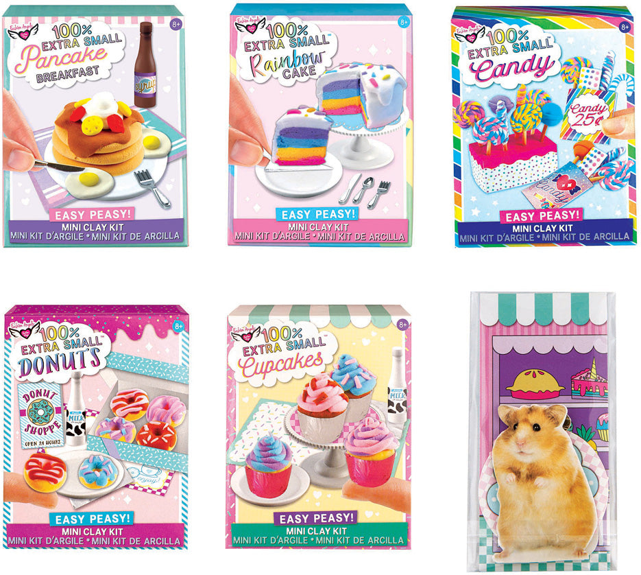 100% Extra Small Super Sweet Mini Clay Kits - 5 pack