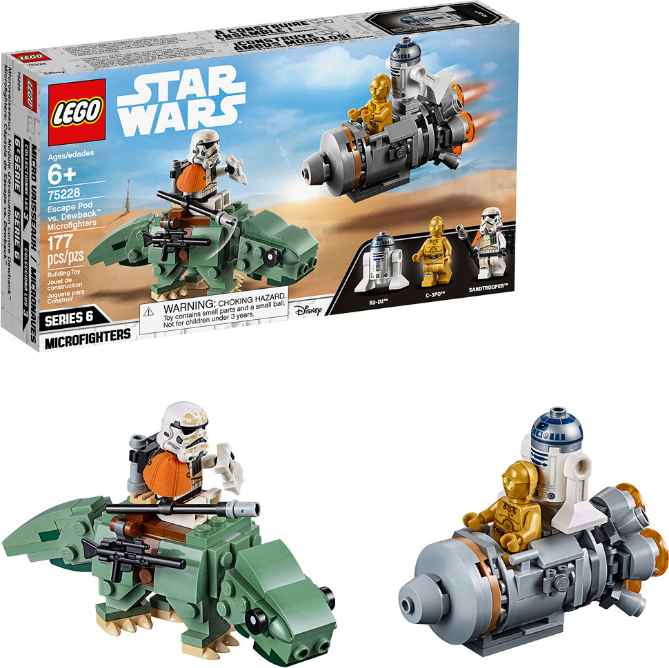 LEGO Star Wars? - Escape Pod vs. Dewback? Microfighter
