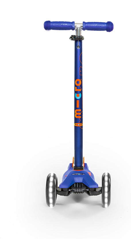 Micro Kickboard Maxi Deluxe LED - Blue