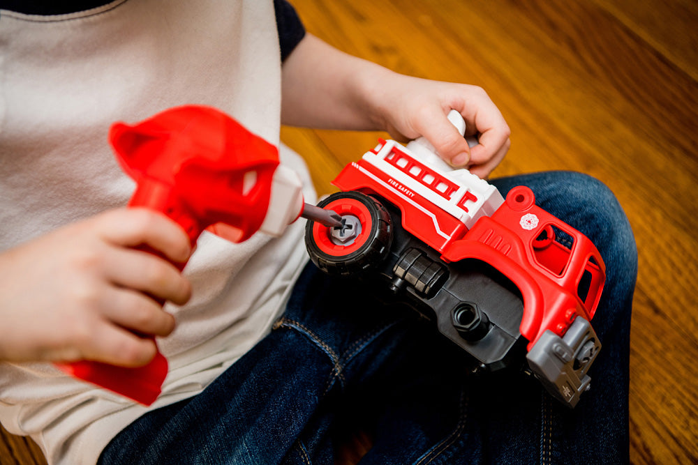 Power Driver Rescue Squad Ladder Truck