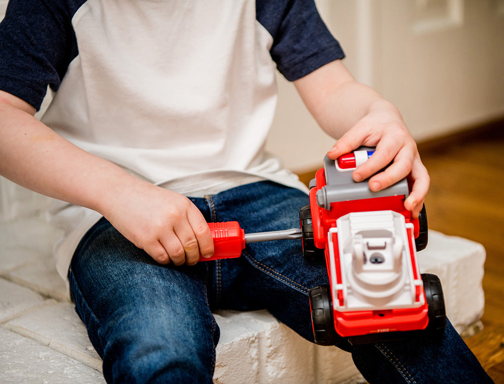Power Driver Rescue Squad Ladder Truck