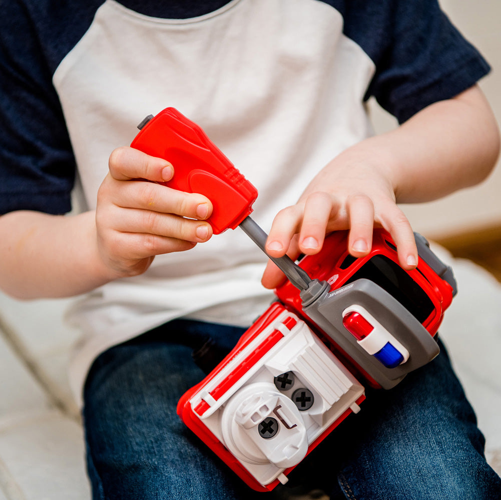 Power Driver Rescue Squad Ladder Truck