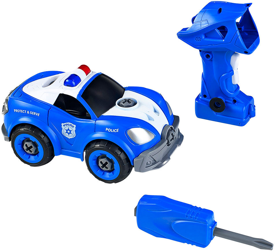 Power Driver Rescue Squad Police Cruiser