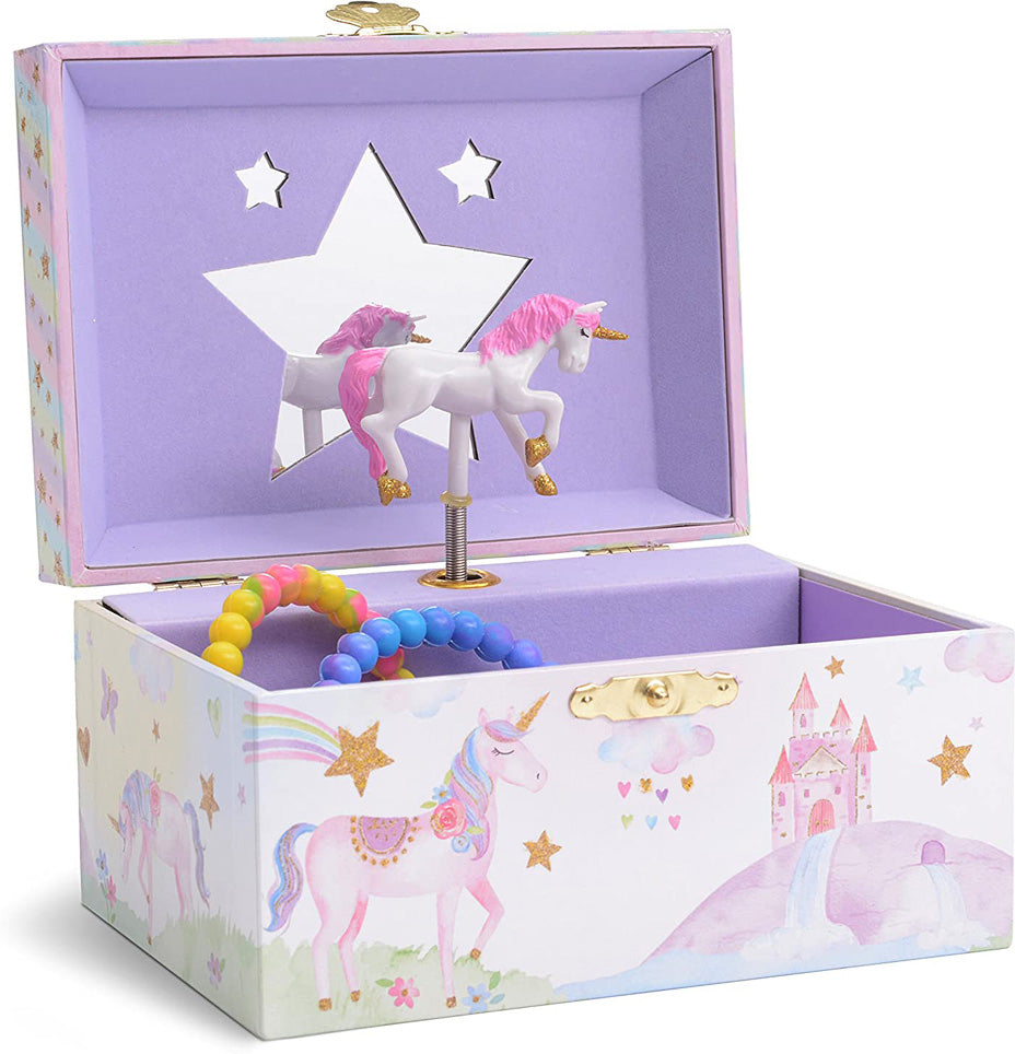 Party Unicorn Musical Jewelry Box